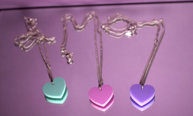 Sydän Kaulakoru Pieni Pastelli Ketju titiMadam Jewelry Sydän Kaulakoru Pieni Pastelli Ketju titiMadam Jewelry