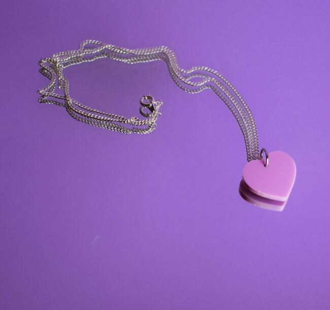 Sydän Kaulakoru Pieni Purkkapinkki titiMadam Jewelry Sydän Kaulakoru Pieni Purkkapinkki titiMadam Jewelry