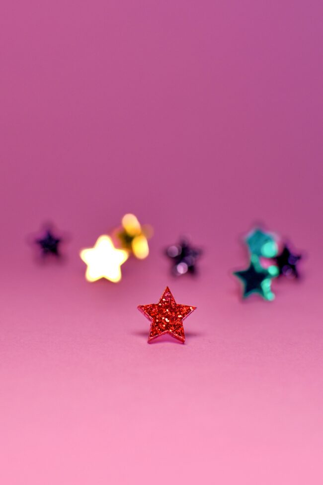 Tähti Glitter Nappikorvakorut titiMadam Jewelry Tähti Glitter Nappikorvakorut titiMadam Jewelry