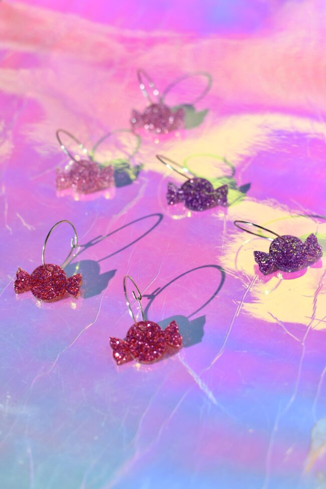 Glitter Karkki korvakorut renkaalla titiMadam Jewelry Glitter Karkki korvakorut renkaalla titiMadam Jewelry