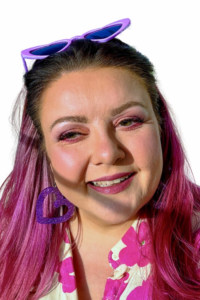 Liilat Glitter Sydän Korvakorut titiMadam Liilat Glitter Sydän Korvakorut titiMadam