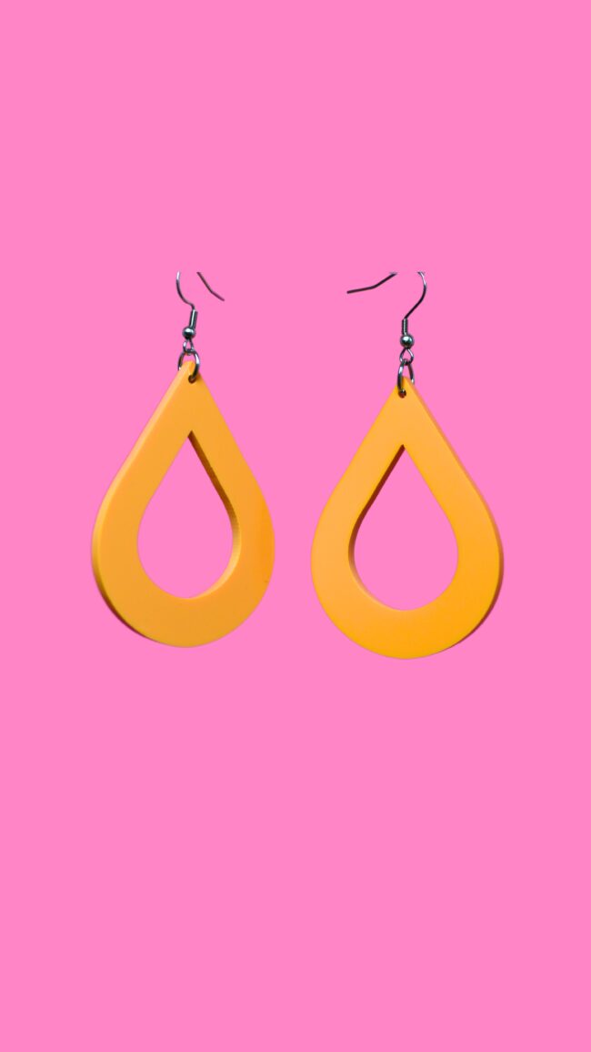 Isot Pisara korvakorut persikka sävy titiMadam Jewelry Isot Pisara korvakorut persikka sävy titiMadam Jewelry