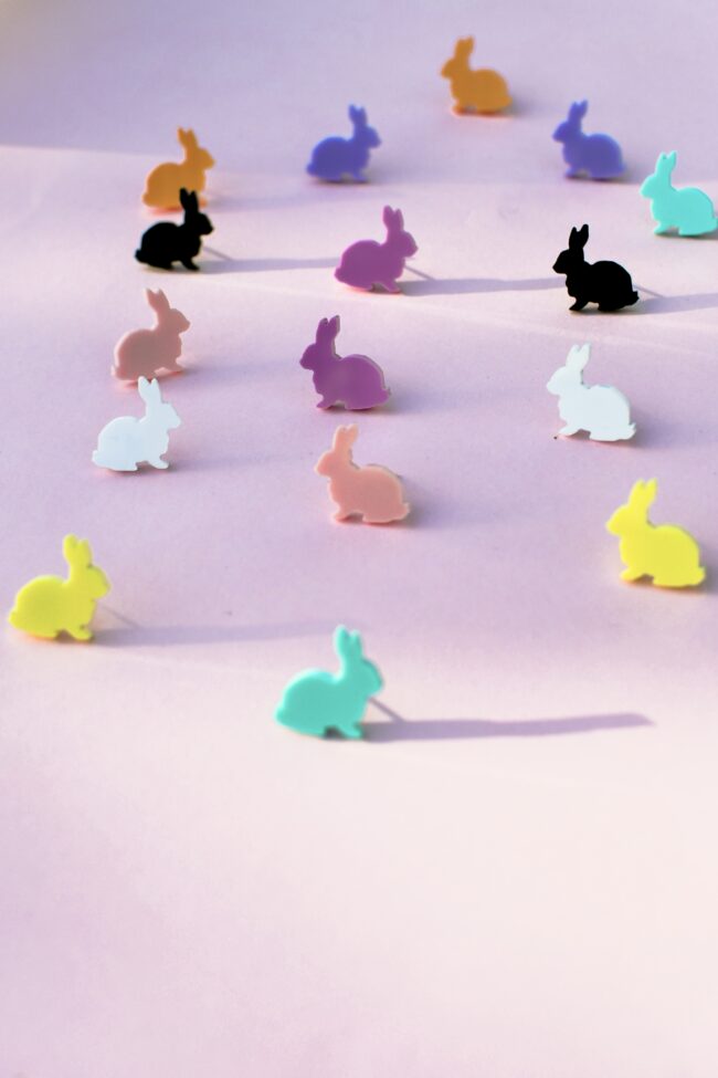 Pauliina Pupu Pienet Nappikorvakorut Valkoinen Purkkapinkki Musta titiMadam Jewelry Pauliina Pupu Pienet Nappikorvakorut Valkoinen Purkkapinkki Musta titiMadam Jewelry