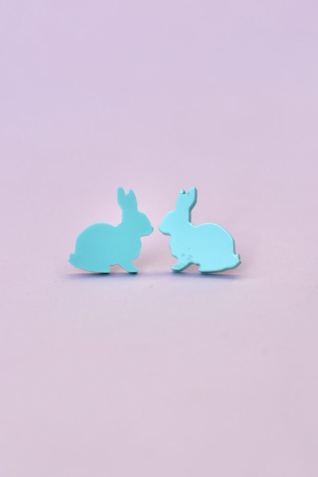 Pauliina Pupu Pienet eläin nappikorvakorut minttu titiMadam Pauliina Pupu Pienet eläin nappikorvakorut minttu titiMadam