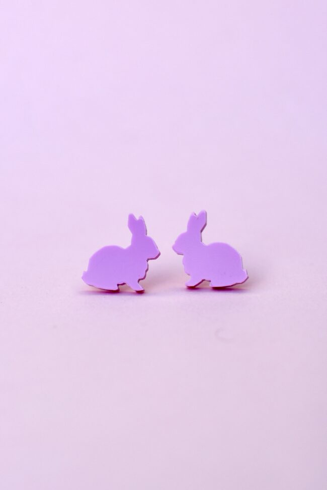 Pauliina Pupu Pienet eläin nappikorvakorut purkkapinkki titiMadam Pauliina Pupu Pienet eläin nappikorvakorut purkkapinkki titiMadam