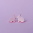 Pauliina Pupu Pienet eläin nappikorvakorut vaaleanpunainen titiMadam