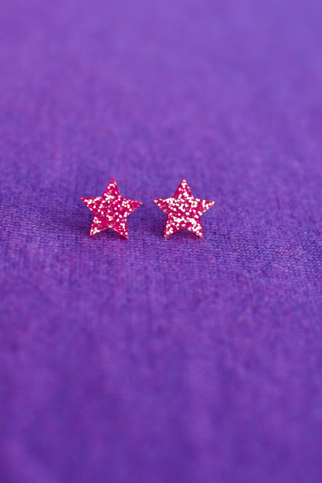 Tähti Glitter Nappikorvakorut titiMadam Tähti Glitter Nappikorvakorut titiMadam