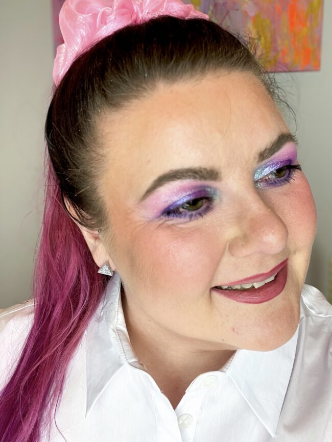 Pienet Kolmio Nappikorvakorut hopea glitter titiMadam Pienet Kolmio Nappikorvakorut hopea glitter titiMadam