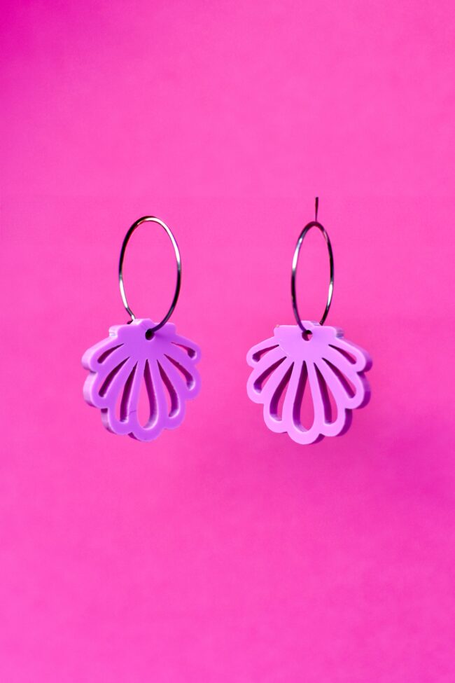 Pienet Purkkapinkki Simpukka Korvakorut titiMadam Pienet Purkkapinkki Simpukka Korvakorut titiMadam