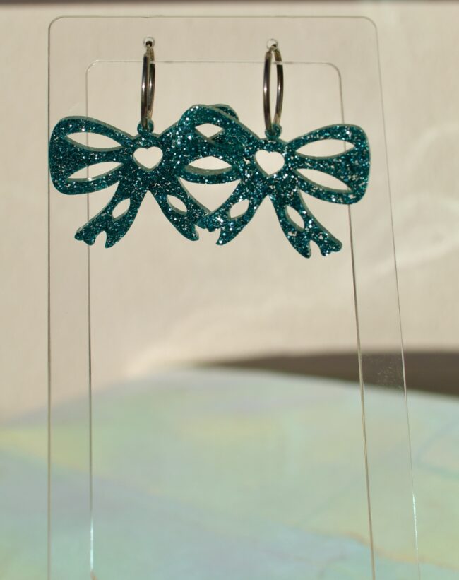 Glitter Rusetti korvakorut hoop renkaalla jade titiMadam Jewelry Glitter Rusetti korvakorut hoop renkaalla jade titiMadam Jewelry