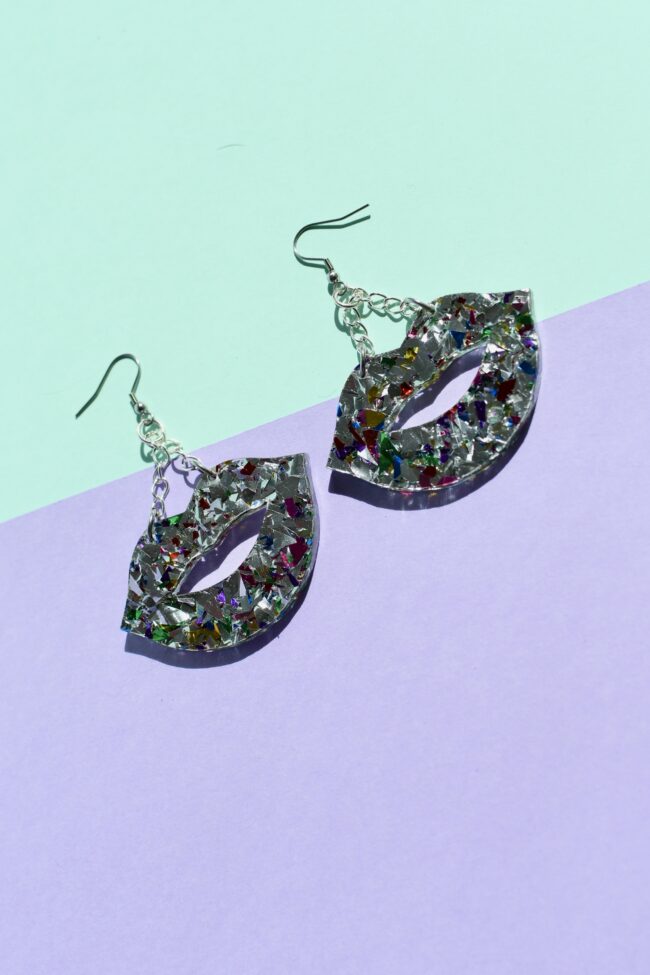 Isot glitter Huulet korvakorut titiMadam Jewelry Isot glitter Huulet korvakorut titiMadam Jewelry