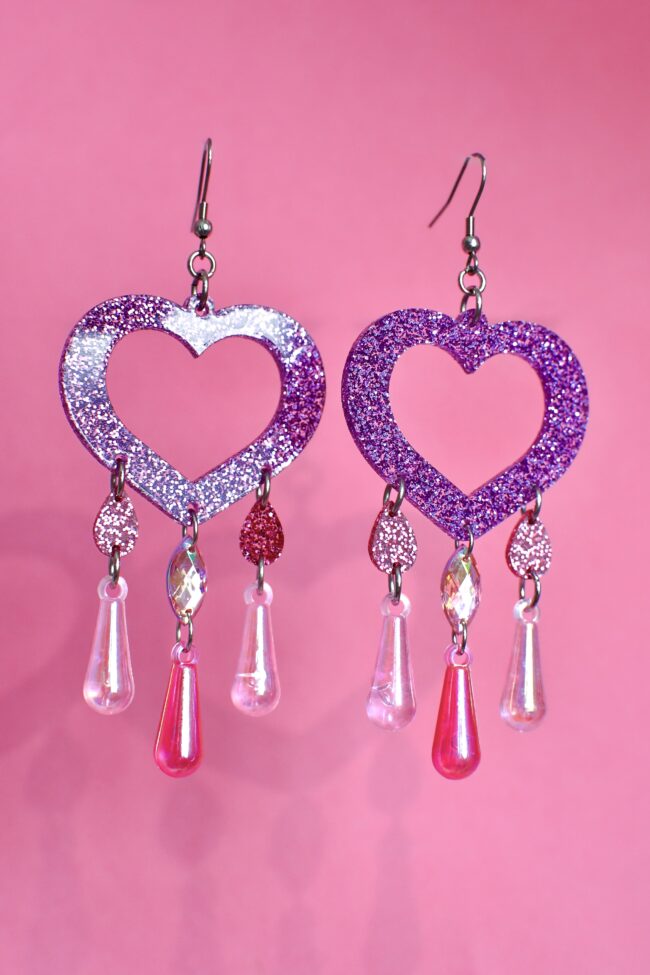 Uniikit Glitter Sydän Lovely timantti korvakorut titiMadam Uniikit Glitter Sydän Lovely timantti korvakorut titiMadam