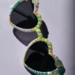 Sydämen muotoiset aurinkolasit timanttikoristeilla titiMadam Jewelry