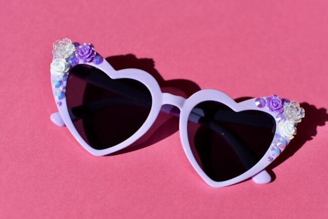 Sydämen malliset laventelit aurinkolasit titiMadam Jewelry 2 Sydämen malliset laventelit aurinkolasit titiMadam Jewelry