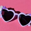 Sydämen malliset laventelit aurinkolasit titiMadam Jewelry 2