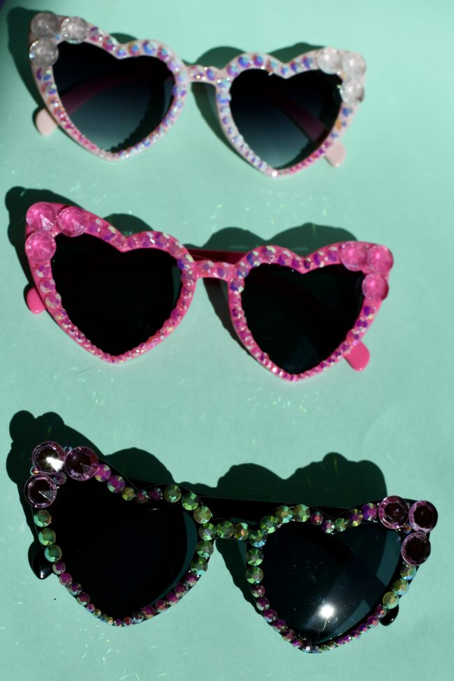 Sydämen muotoiset timantti aurinkolasit titiMadam Jewelry 1 Sydämen muotoiset timantti aurinkolasit titiMadam Jewelry