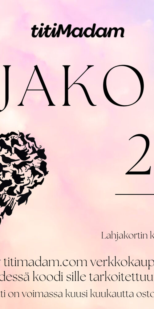 Lahjakortti 20€ Kotimaiseen titiMadam Jewelry Verkkokauppaan