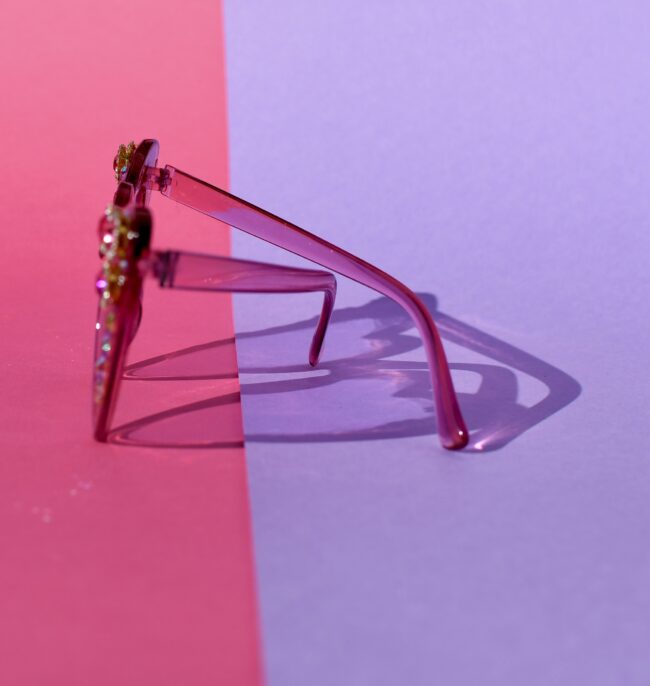 Sydämen malliset aurinkolasit magenta kehykset titiMadam Jewelry Sydämen malliset aurinkolasit magenta kehykset titiMadam Jewelry