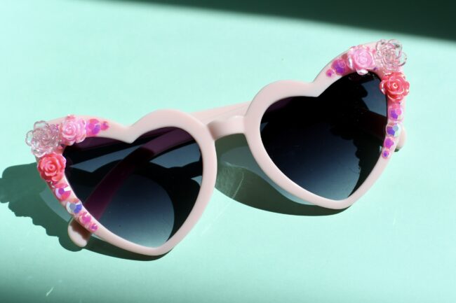 Vaaleanpunaiset sydämen muotoiset timantti kukka aurinkolasit titiMadam Jewelry 13 Vaaleanpunaiset sydämen muotoiset timantti kukka aurinkolasit titiMadam Jewelry