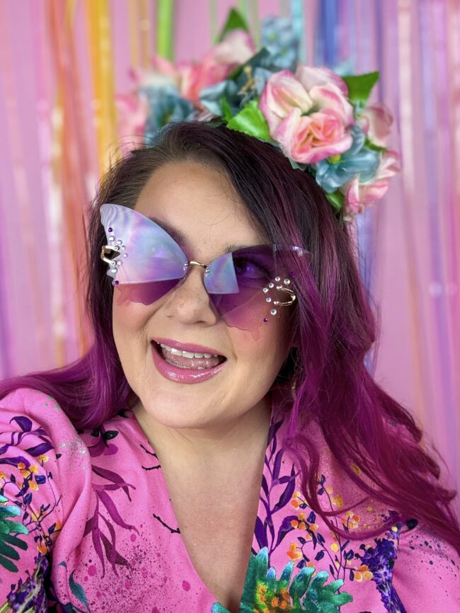 Perhonet liilat timantti aurinkolasit titiMadam Jewelry Perhonet liilat timantti aurinkolasit titiMadam Jewelry