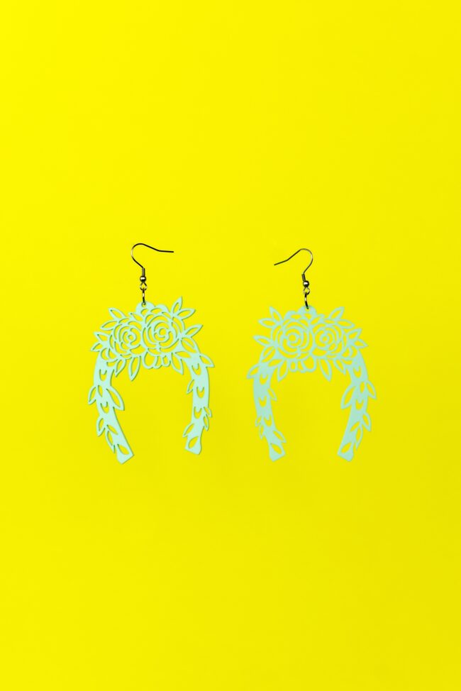 Isot Statement Onnenkenkä korvakorut minttu titiMadam Jewelry 3 Isot Statement Onnenkenkä korvakorut minttu titiMadam Jewelry