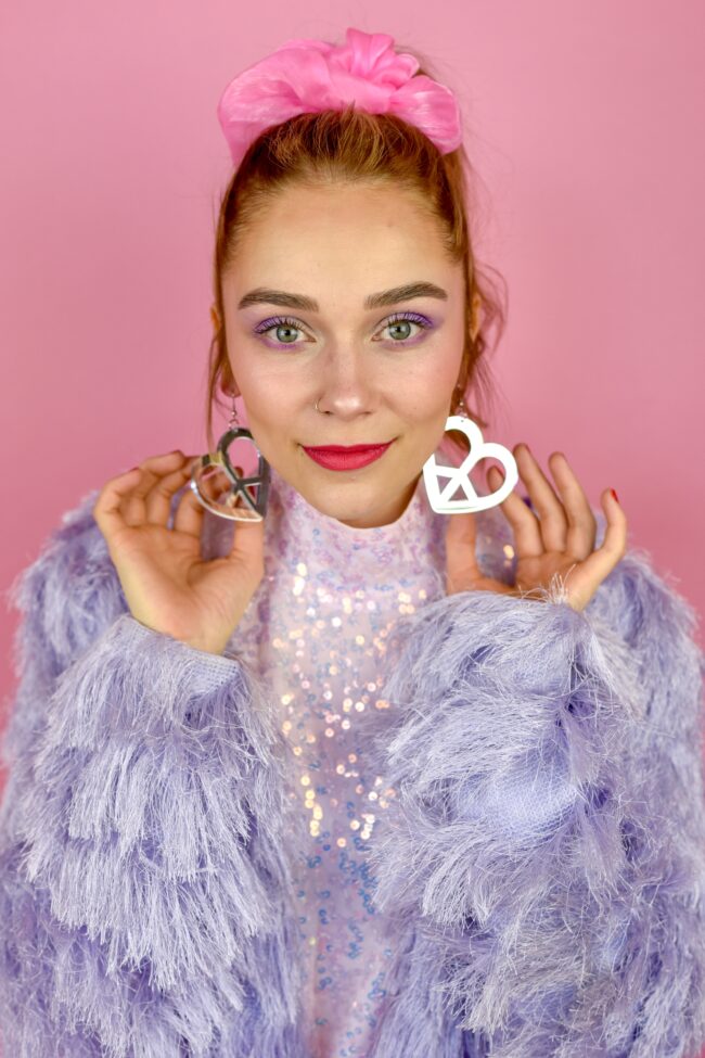 Peace Statement Korvakorut hopea peili titiMadam Jewelry Peace Statement Korvakorut hopea peili titiMadam Jewelry