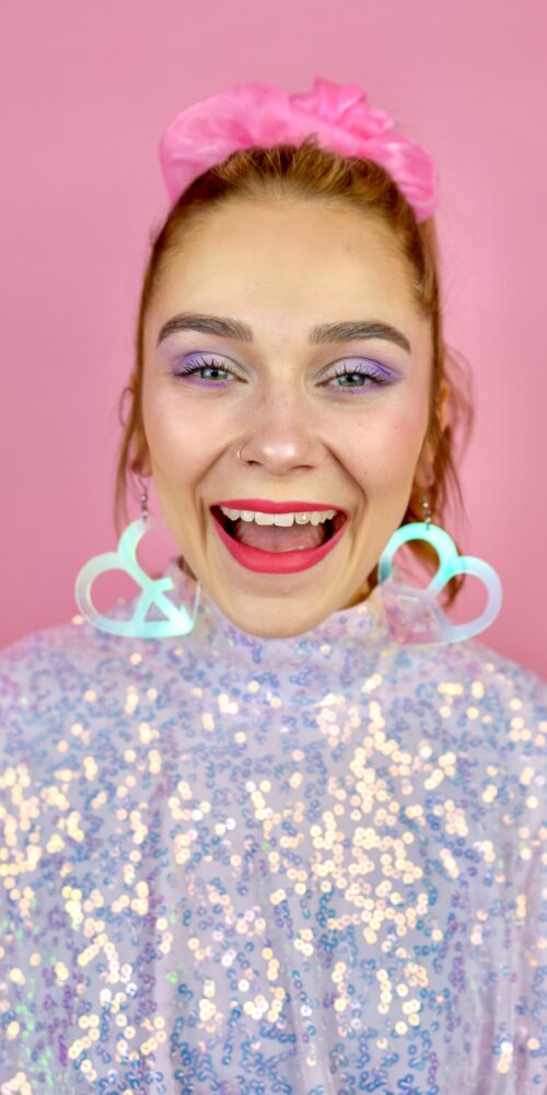 Peace Statement Korvakorut iridescent titiMadam Jewelry