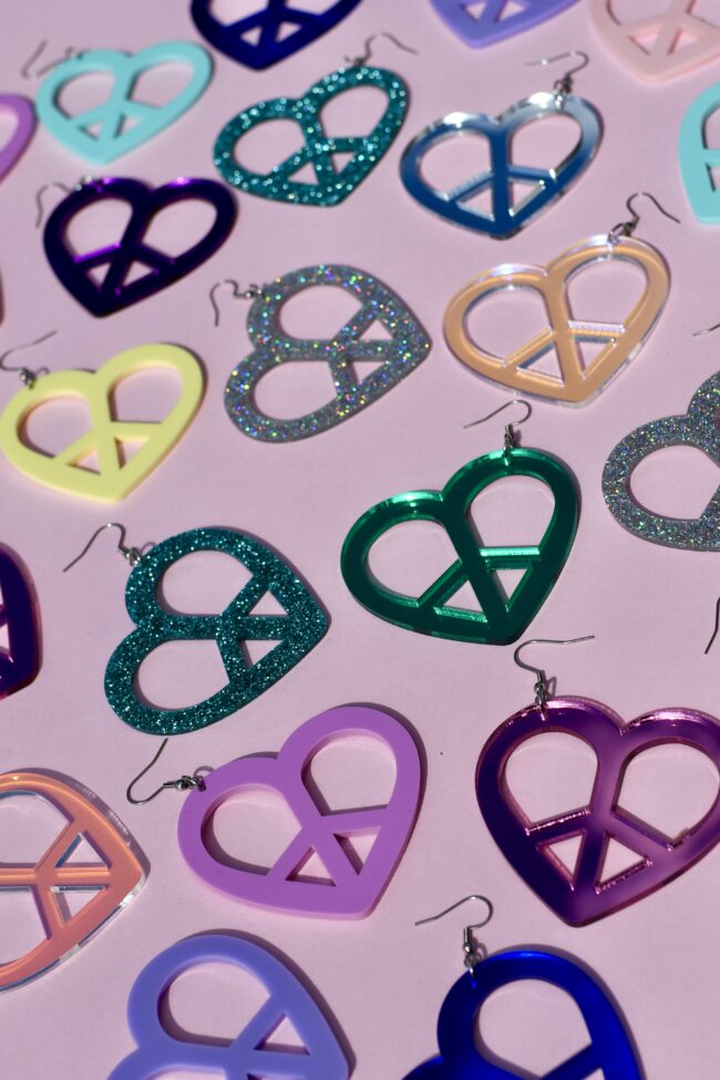 Peace isot statement korvakorut titiMadam Jewelry Peace isot statement korvakorut titiMadam Jewelry