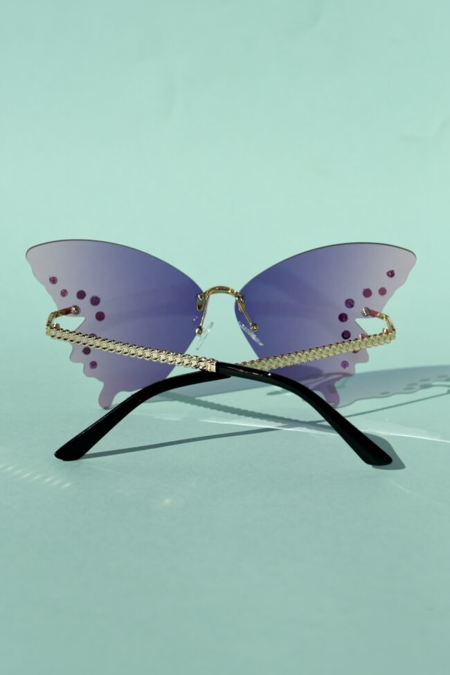 Perhosen malliset liilat timantti aurinkolasit titiMadam Jewelry Perhosen malliset liilat timantti aurinkolasit titiMadam Jewelry