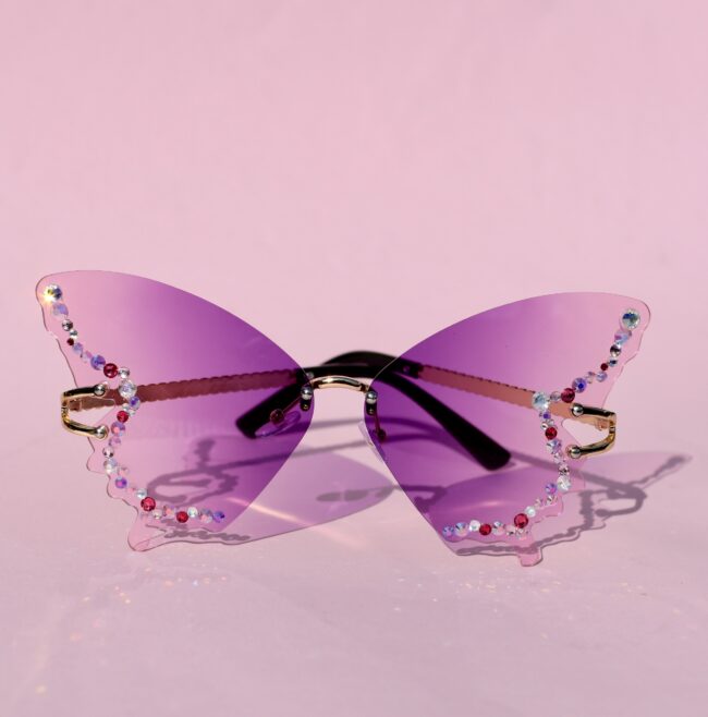 Perhosen malliset liilat timanttiaurinkolasit titiMadam Jewelry Perhosen malliset liilat timanttiaurinkolasit titiMadam Jewelry