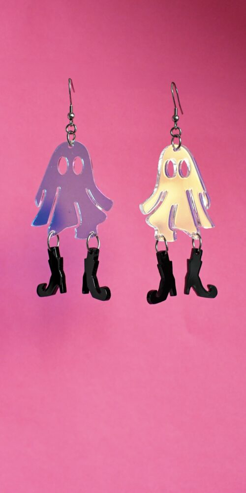 Iso Kummitus Halloween korvakorut saappaat titiMadam