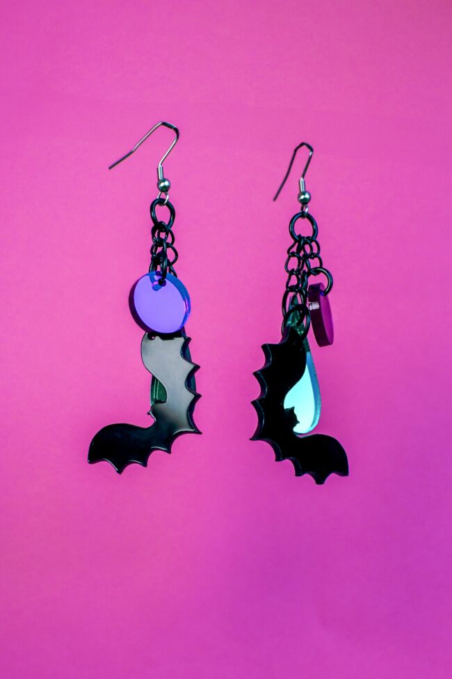 Isot Mustat Lepakko halloween korvakorut titiMadam Jewelry Isot Mustat Lepakko halloween korvakorut titiMadam Jewelry