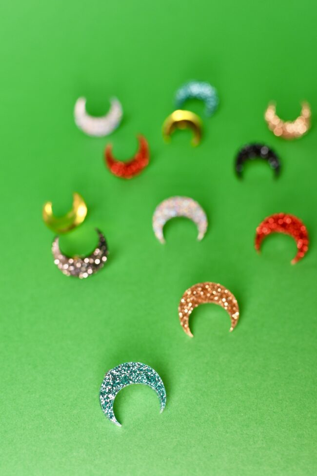 Glitter Kuu Nappikorvakorut jade titiMadam Jewelry Glitter Kuu Nappikorvakorut jade titiMadam Jewelry