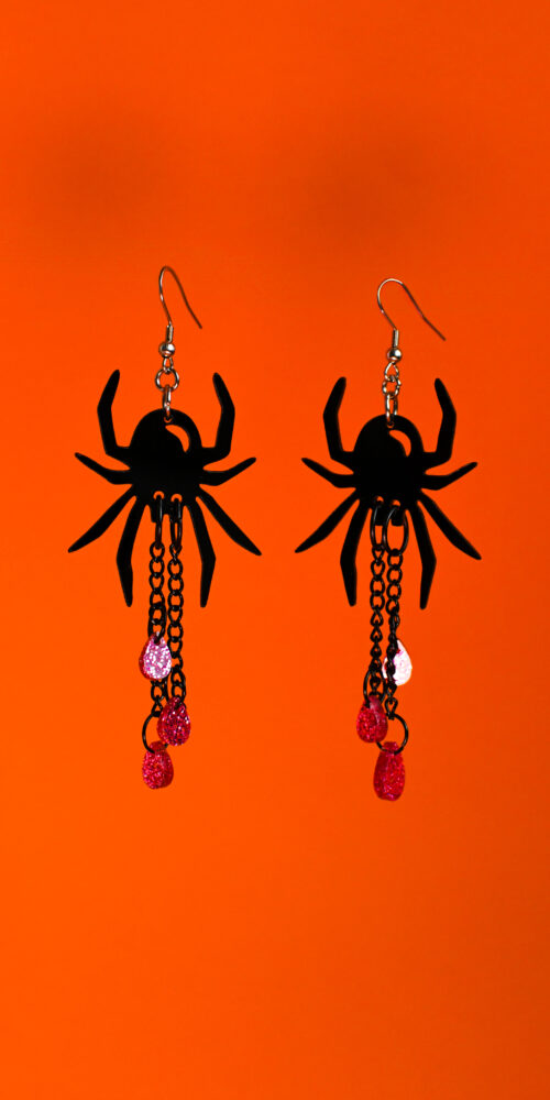 Isot Hämähäkki Halloween korvakorut titiMadam