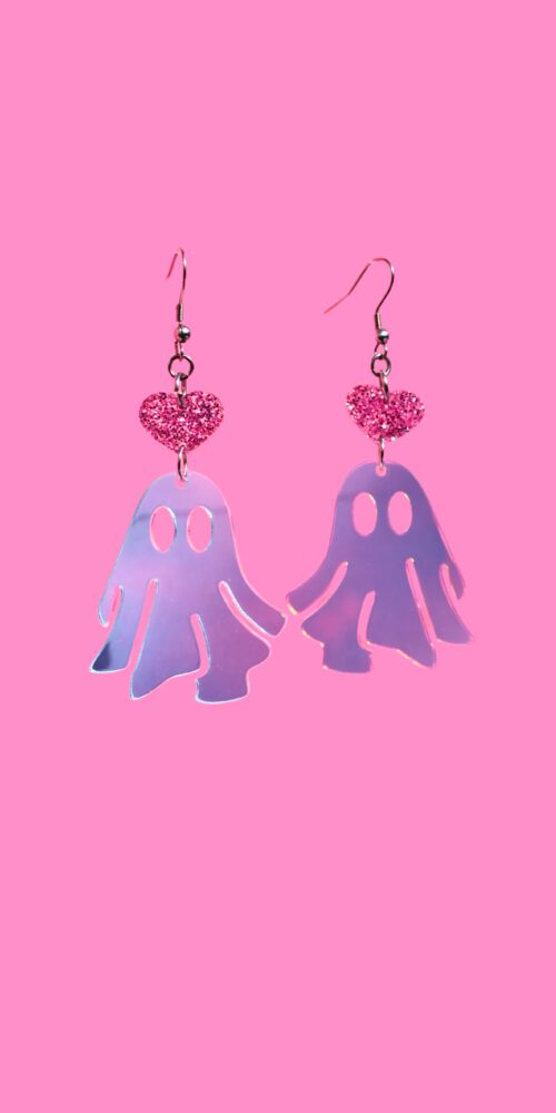 Kummitus Halloween korvakorut sydän titiMadam