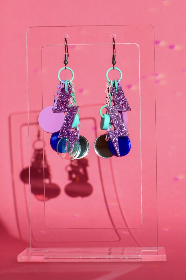 Näyttävät uniikit korvakorut DOP Lightning NewYork titiMadam Näyttävät uniikit korvakorut DOP Lightning Cool titiMadam