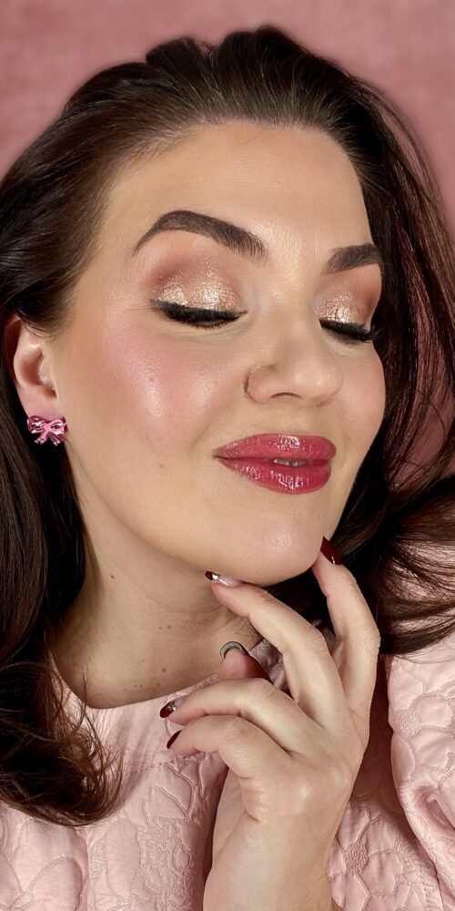 Pienet Pinkit Rusetti Nappikorvakorut titiMadam Jewelry