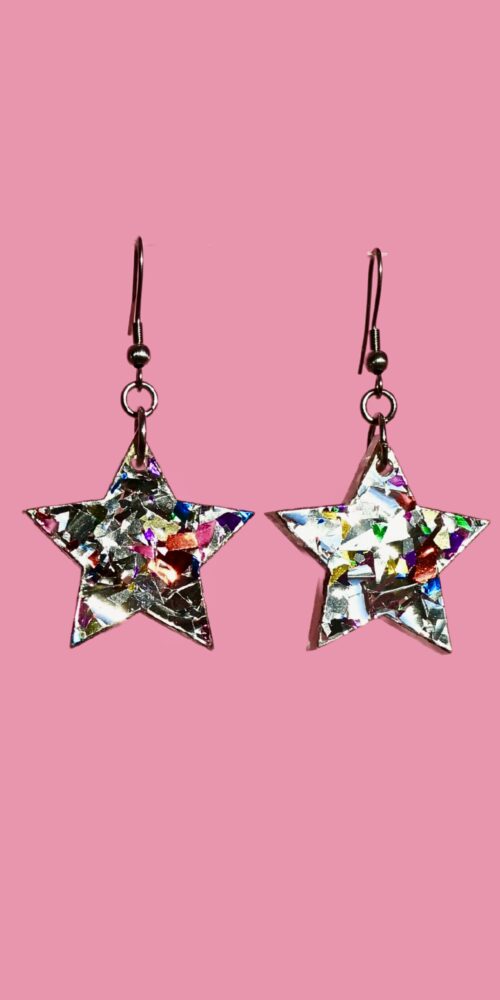 Glitter Tähti moniväriset korvakorut titiMadam Jewelry Glitter Tähti moniväriset korvakorut titiMadam Jewelry