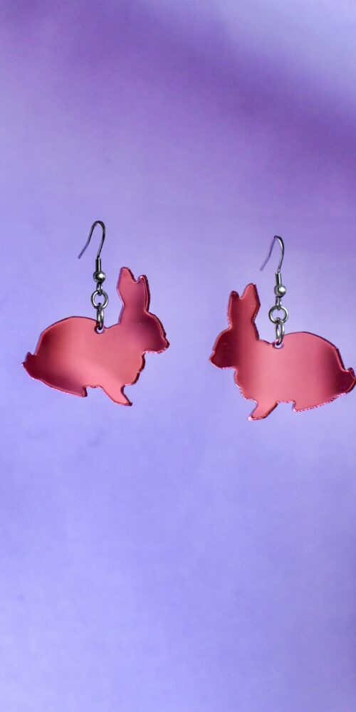 Pauliina Pupu pienet pinkki peili korvakorut titiMadam Jewelry