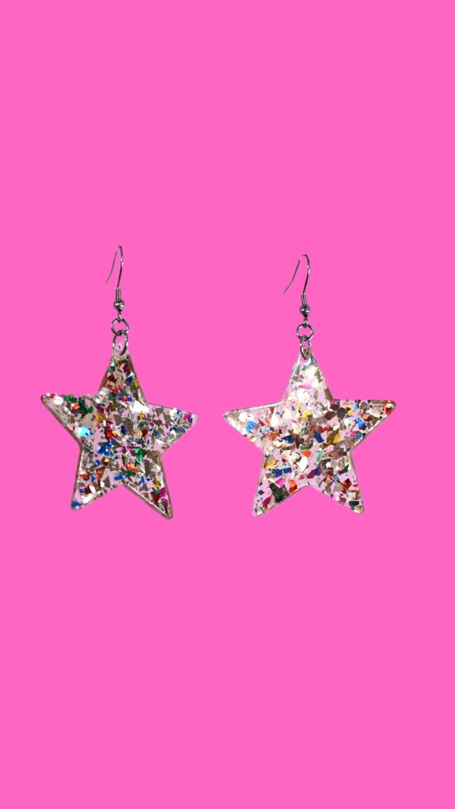 Isot statement Kulta Glitter Tähti korvakorut titiMadam Jewelry Isot statement Kulta Glitter Tähti korvakorut titiMadam Jewelry