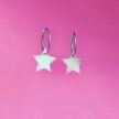 Pienet Tähti korvakorut hoops renkaalla iridescent titiMadam Jewelry
