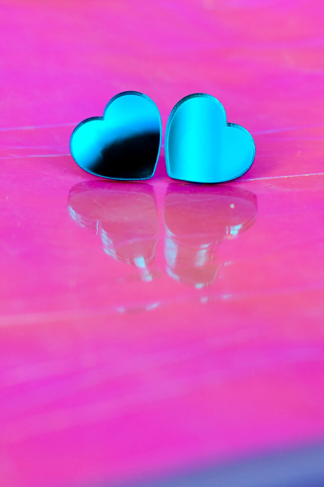 Sydän Nappikorvakorut jade peili titiMadam Jewelry Sydän Nappikorvakorut jade peili titiMadam Jewelry