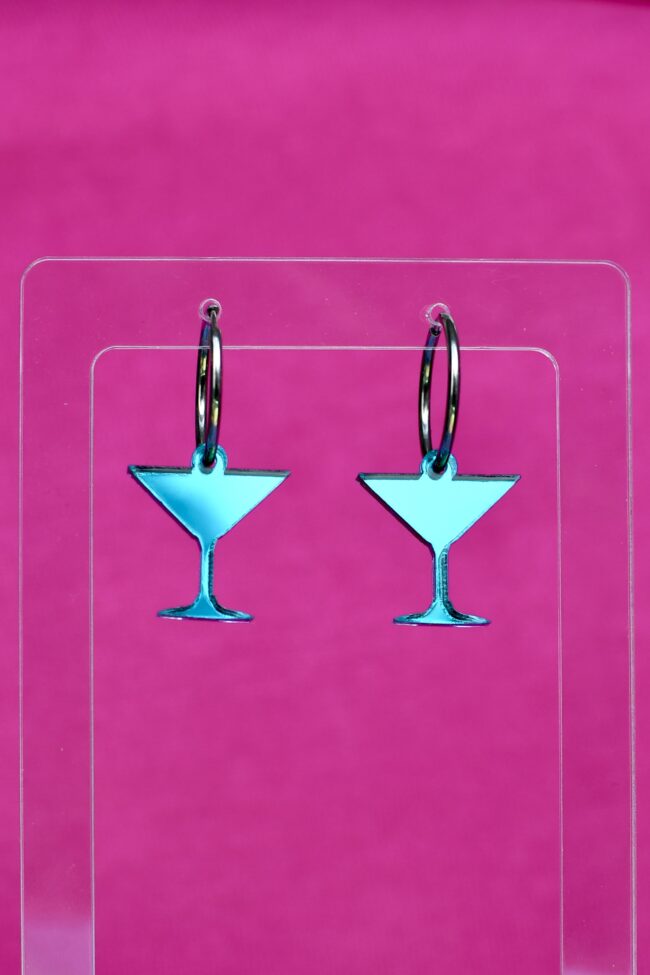 Pienet Cocktail korvakorut jade peili renkaalla titiMadam Jewelry Pienet Cocktail korvakorut jade peili renkaalla titiMadam Jewelry