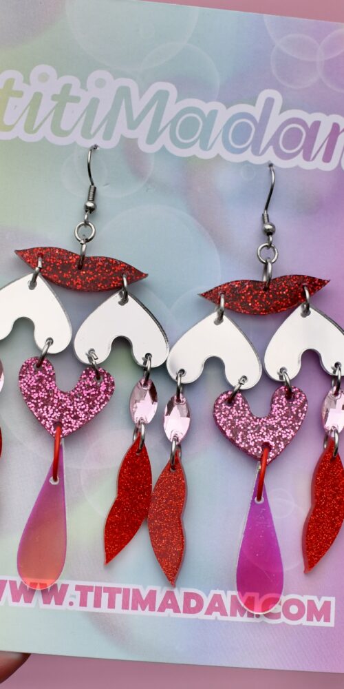 HEARTLESS 31 Uniikit värikkäät näyttävät korvakorut titiMadam Jewelry