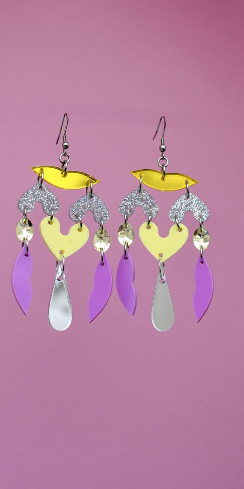 HEARTLESS 32 Uniikit värikkäät näyttävät korvakorut titiMadam Jewelry