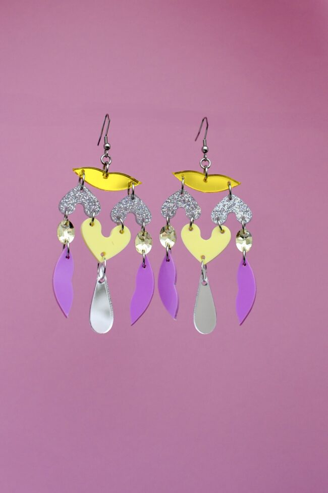 HEARTLESS 32 Uniikit värikkäät näyttävät korvakorut titiMadam Jewelry HEARTLESS 32 Uniikit värikkäät näyttävät korvakorut titiMadam Jewelry