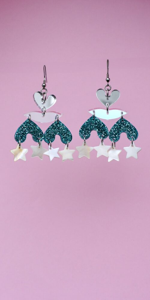 Näyttävät Moniosaiset Uniikit Korvakorut Heartless 24 titiMadam Jewelry