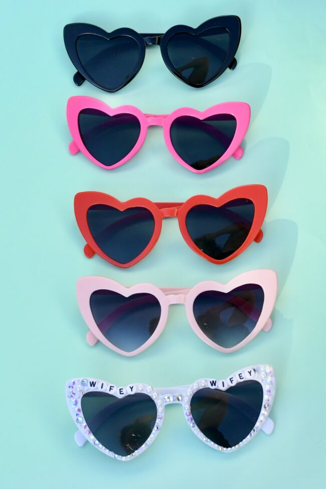 Custom Sydän aurinkolasit häät, polttarit, morsian wifey titiMadam Jewelry Custom Sydän aurinkolasit häät, polttarit, morsian wifey titiMadam Jewelry