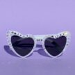 Custom Sydän aurinkolasit valkoinen häät, polttarit, morsian wifey titiMadam Jewelry