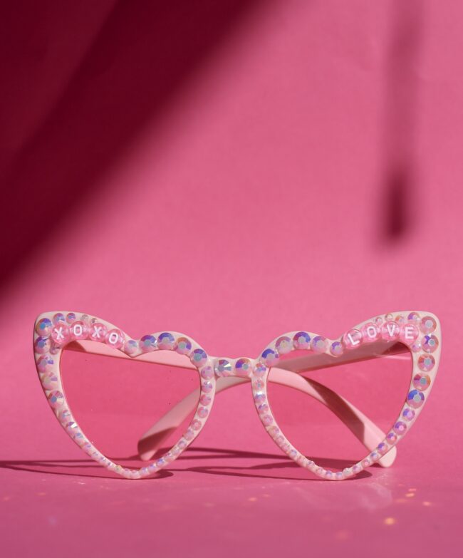 Sydän aurinkolasit vaaleanpunainen love titiMadam Jewelry Sydän aurinkolasit vaaleanpunainen love titiMadam Jewelry